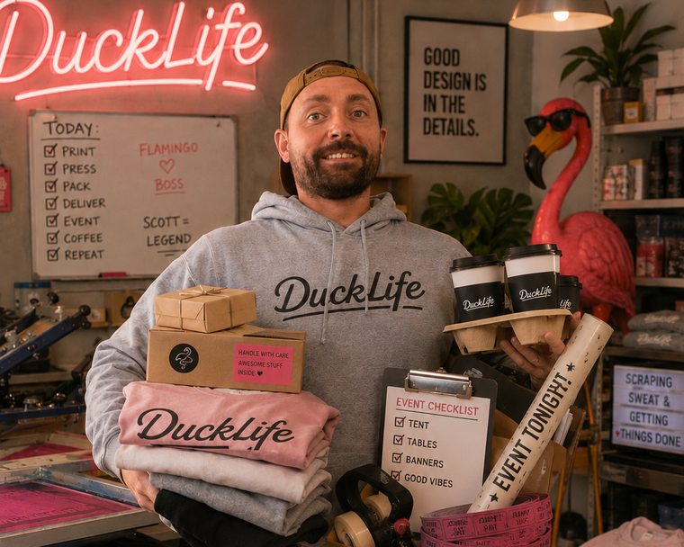 Scott, the DuckLife intern