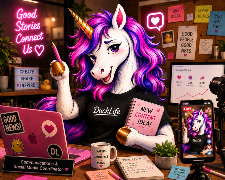 Unibeb, DuckLife social media coordinator
